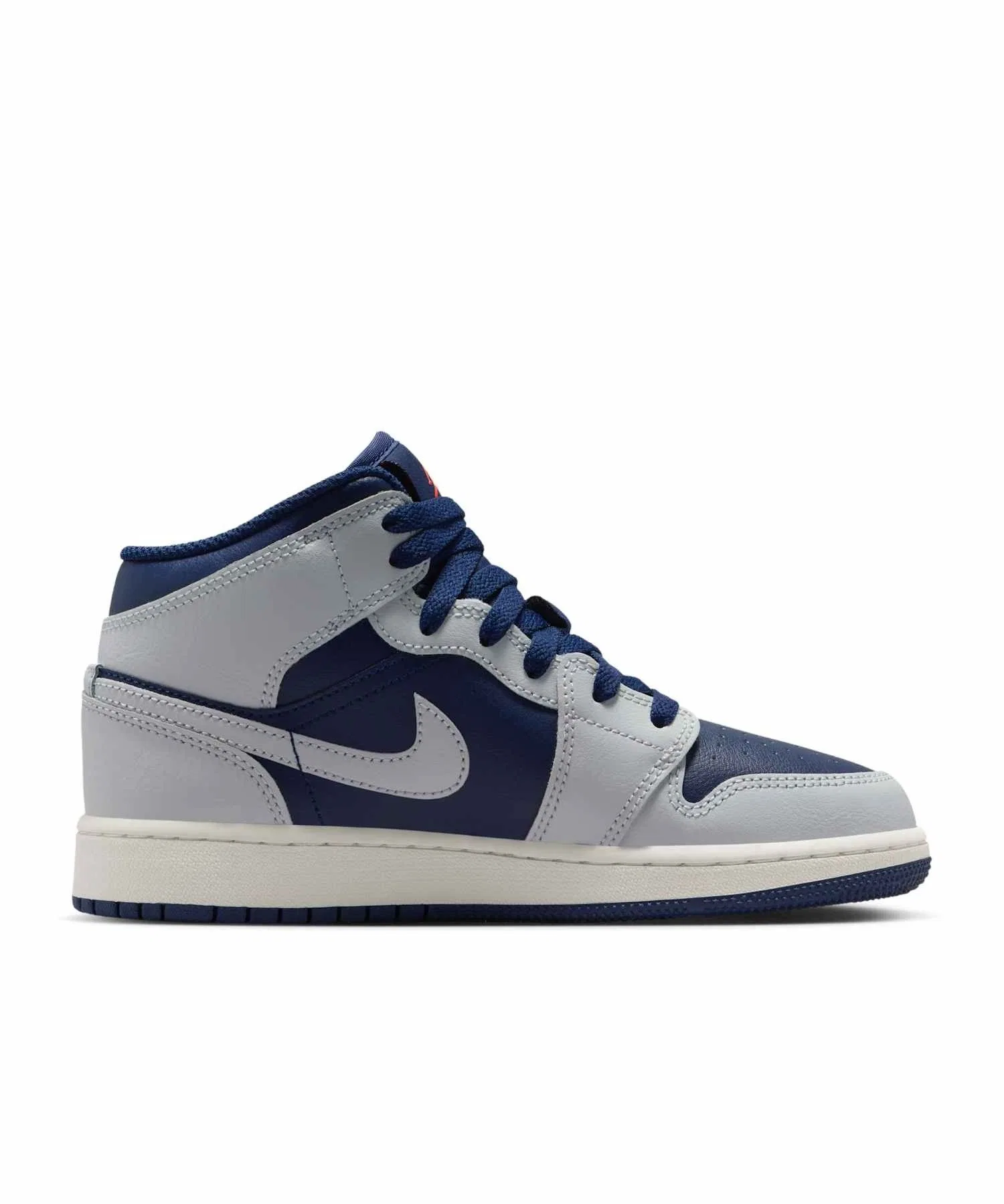 Детские кроссовки Air Jordan 1 Mid DQ8423-403 тёмно-синие — фото 3