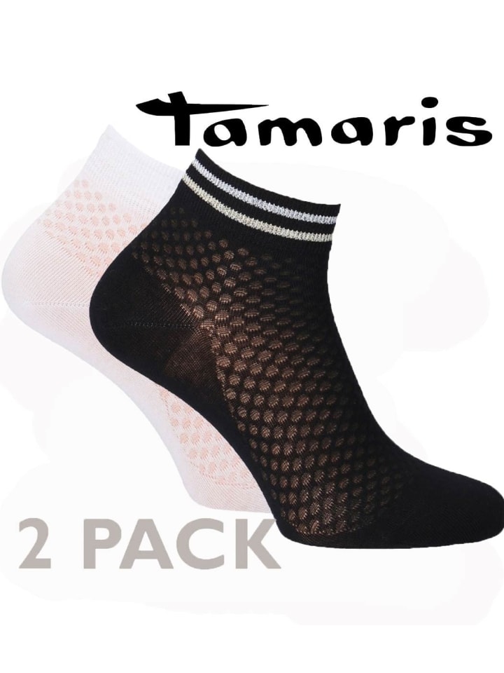 

Носки Tamaris Kurz, цвет black und white