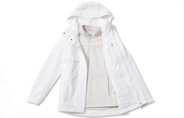 

KOLON SPORT Ветровка женская водонепроницаемая и ветрозащитная, Ecru CR