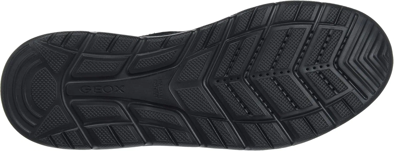 Кроссовки Geox Boys' U Portello A Trainers, Black — фото 4