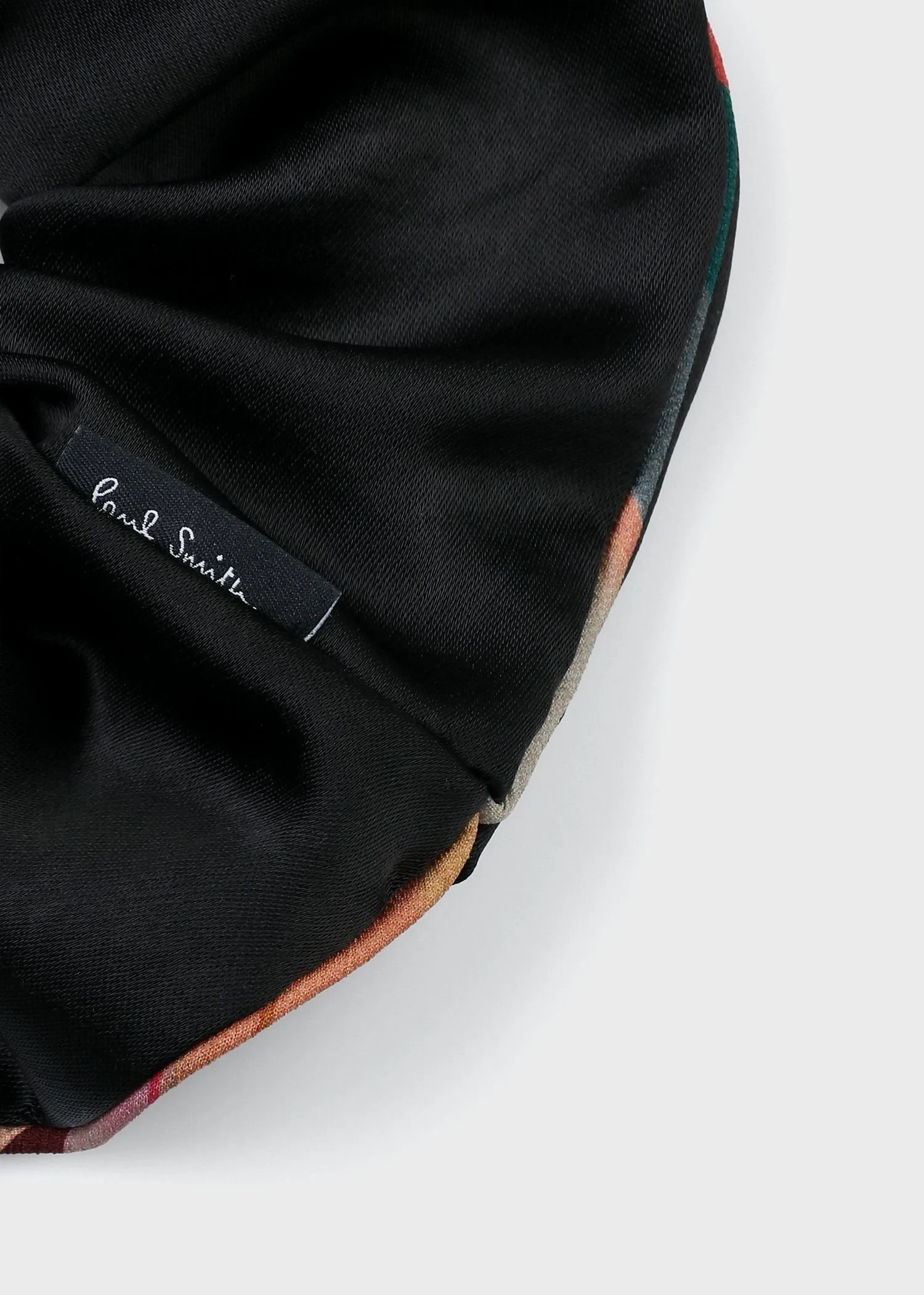 Женская резинка для волос с декоративным узором "Вихрь". Paul Smith, black — фото 3