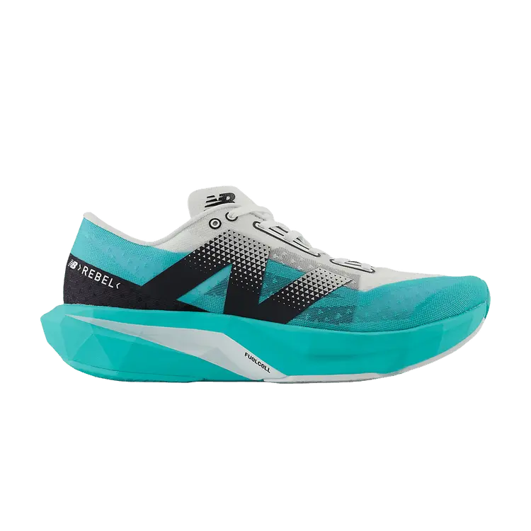 

Кроссовки New Balance FuelCell Rebel v4 2E Wide Cyber Jade, бирюзовый