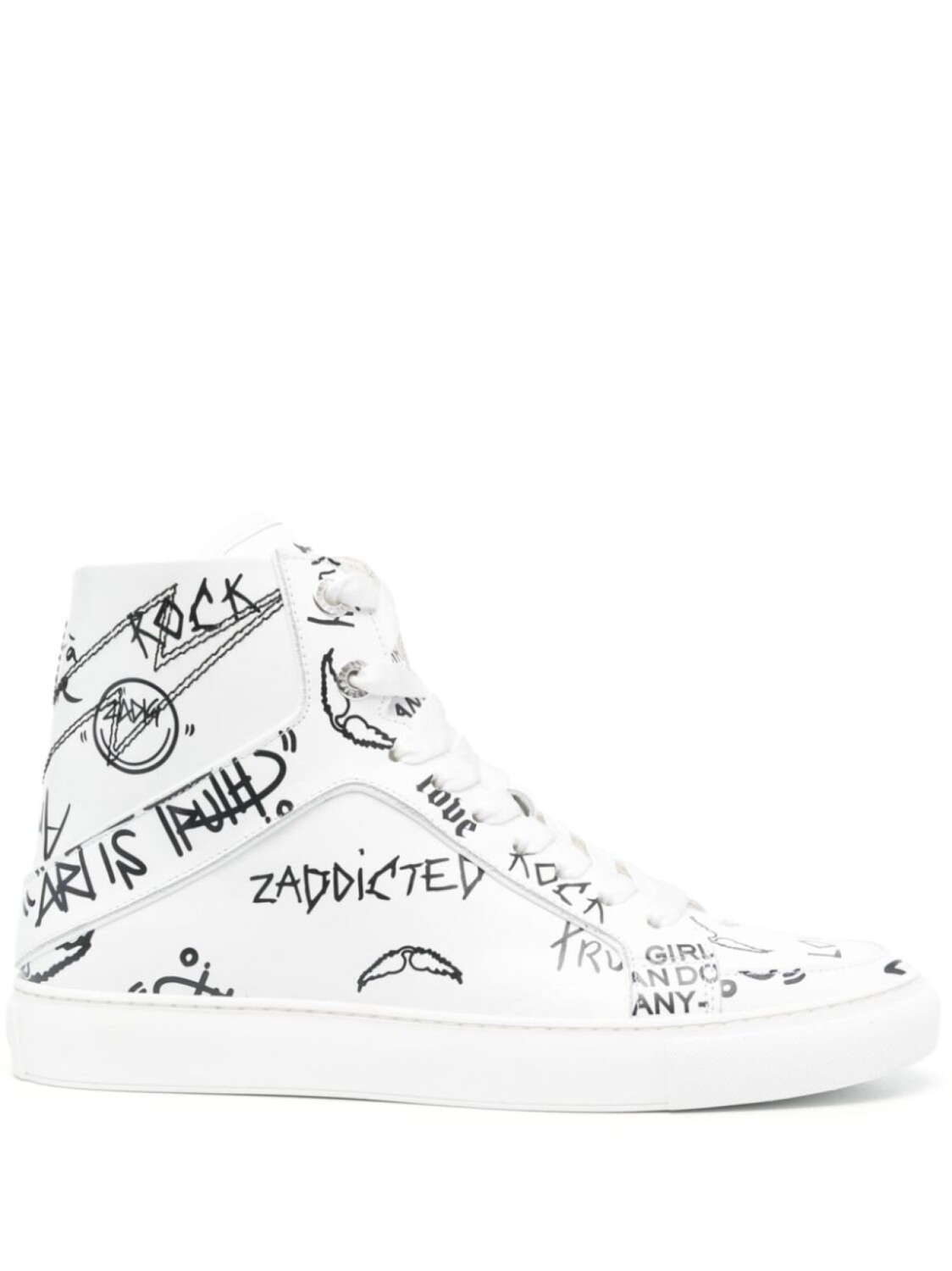 

Высокие кеды High Flash Zadig&Voltaire, белый