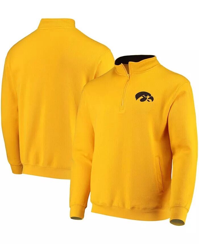 

Мужская толстовка Iowa Hawkeyes Tortugas Logo с застежкой-молнией на четверть Colosseum, золотой
