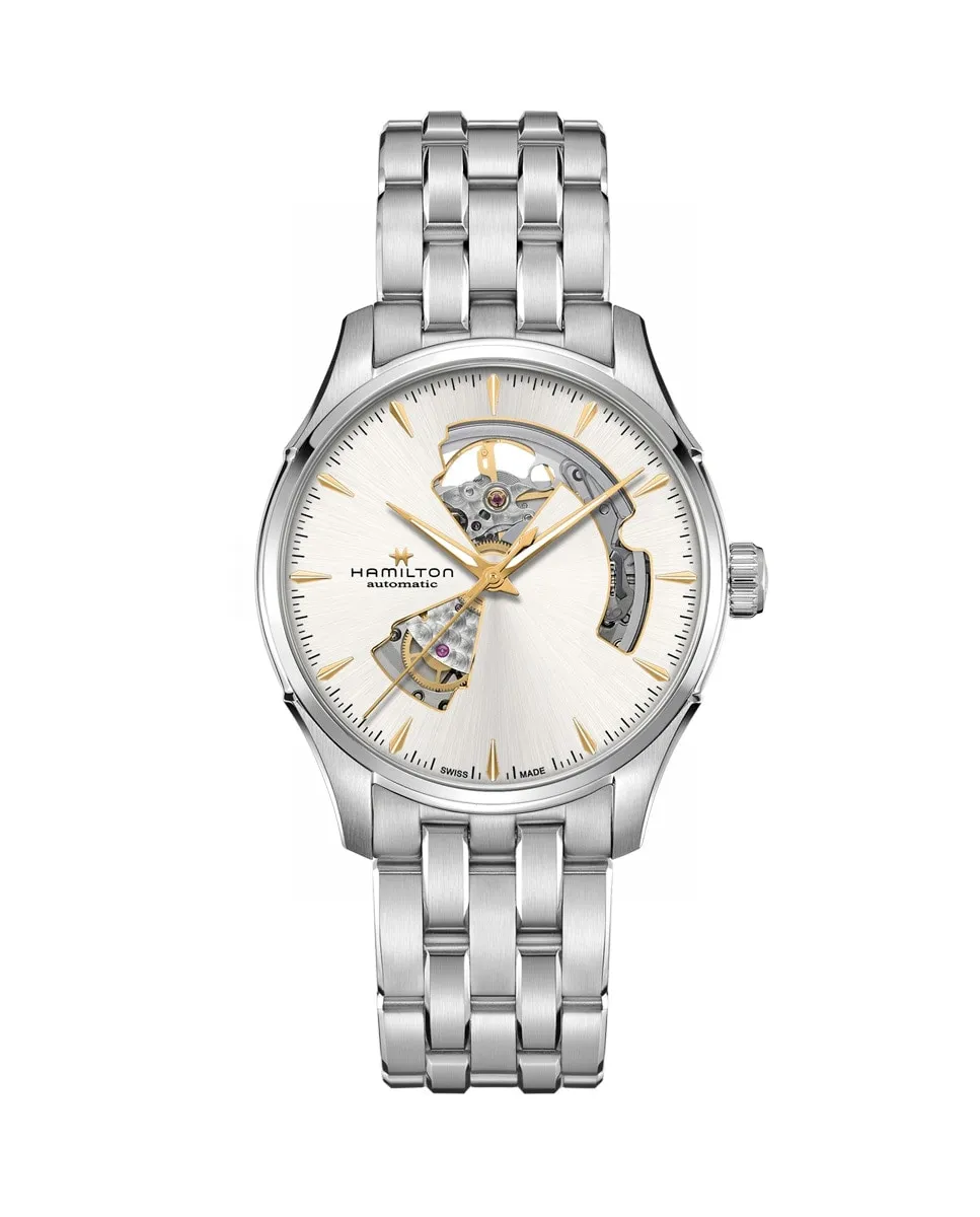 

Мужские часы Open Heart Automatic 40 мм H32675151 из стали Hamilton, серебряный