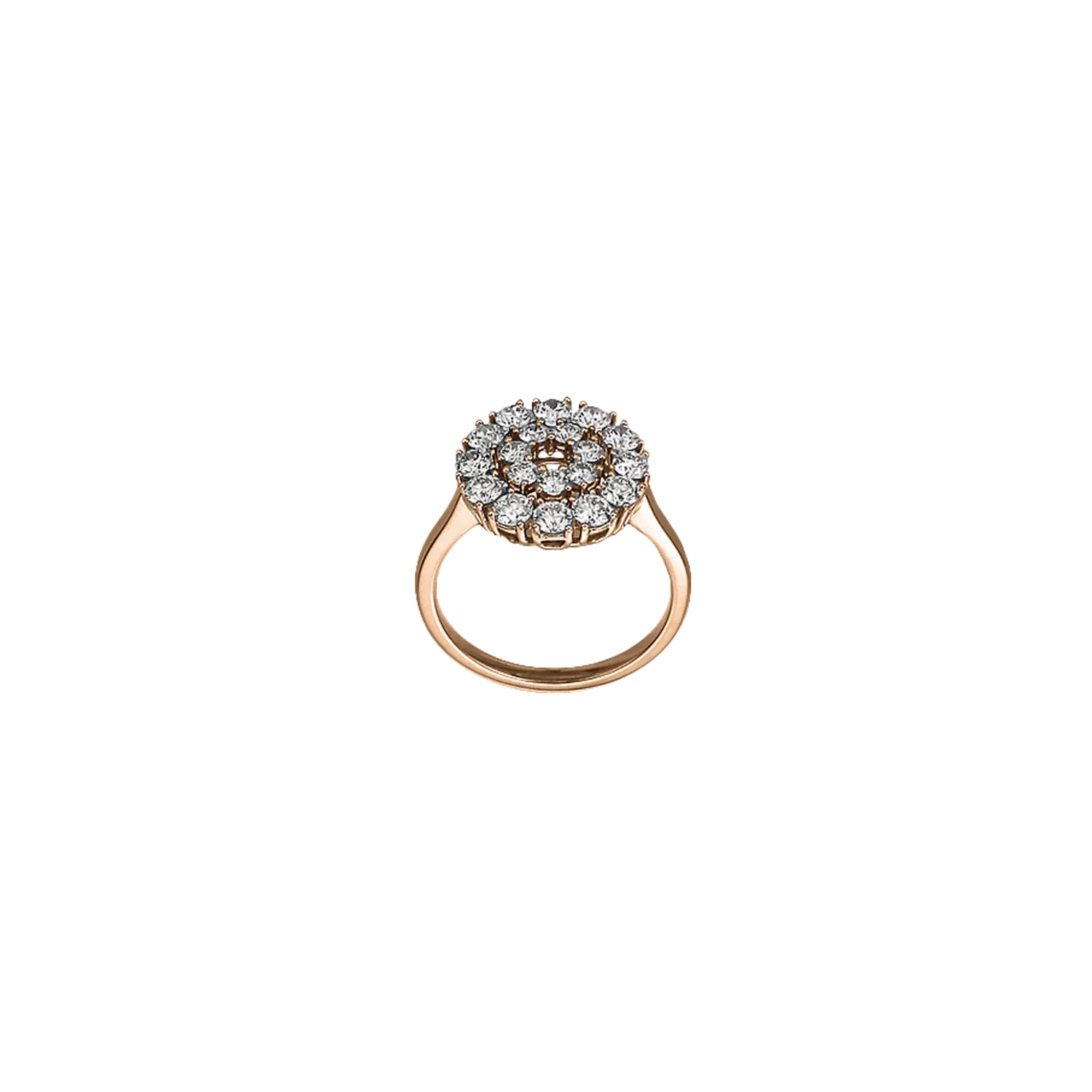 

Кольцо Chopard L'heure du diamant из розового золота с бриллиантовым паве