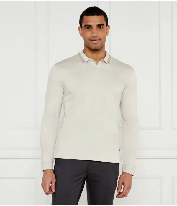 Поло H-Pleins 199 slim fit Boss, бежевый
