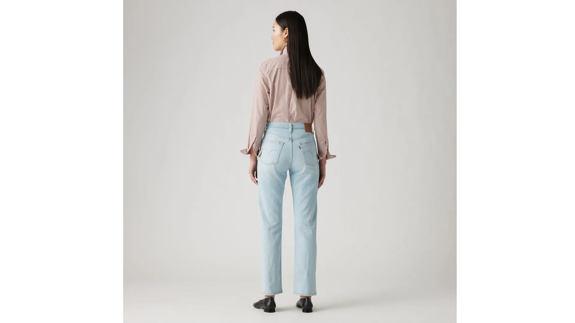 Женские джинсы Levi's 501 Original Fit, светло-голубой — фото 3