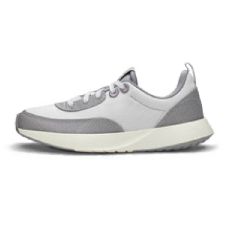 Allbirds Slip Resistant Abrasion Resistant Low top Casual Running Shoes Men's White Gray — фото 3