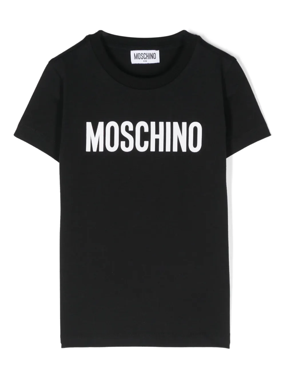 

Футболка с логотипом Moschino Kids, черный