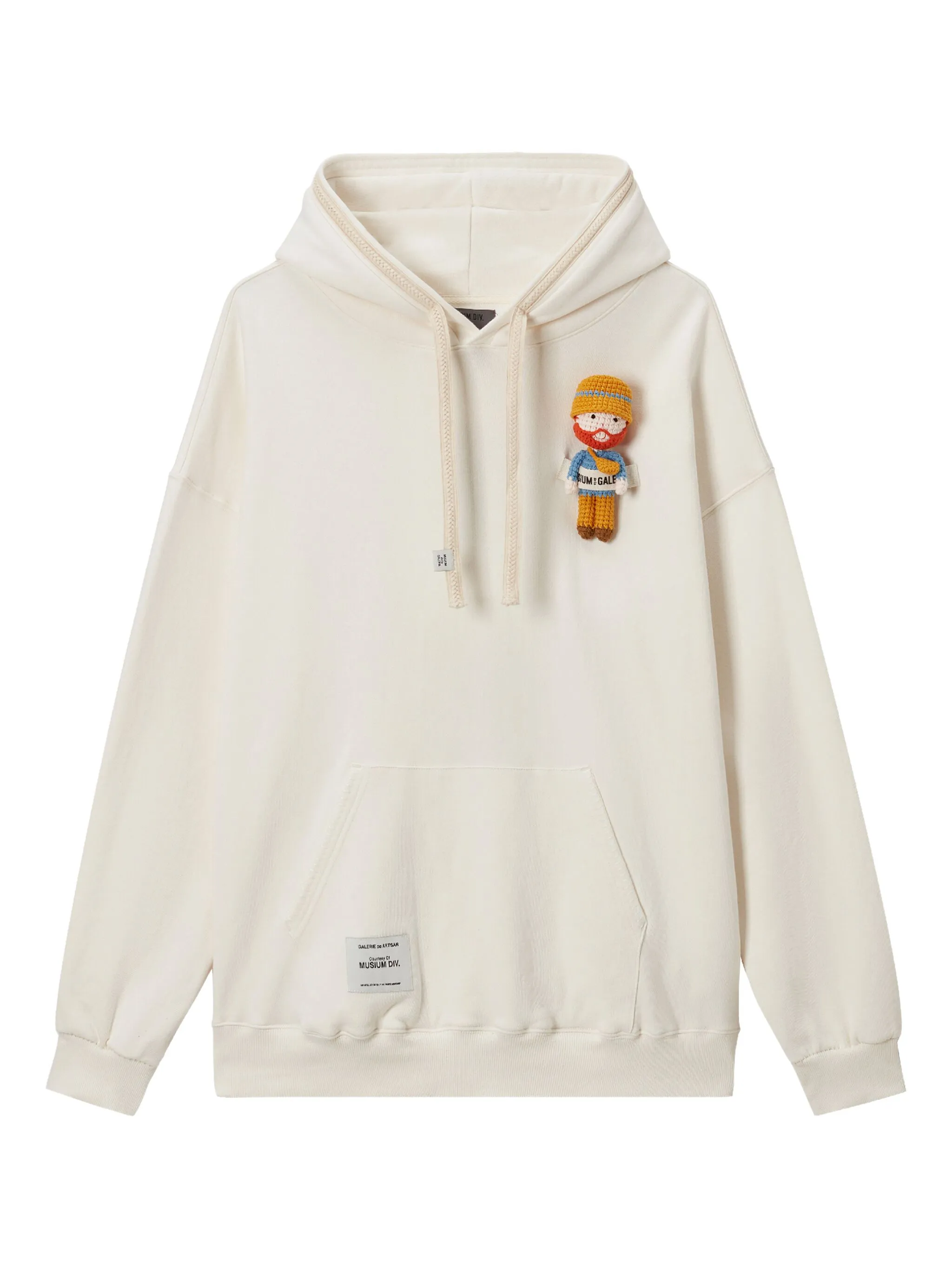 

Худи в технике кроше Musium Div., бежевый