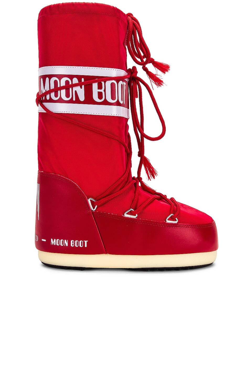 

Классические нейлоновые ботинки Moon Boot, красный
