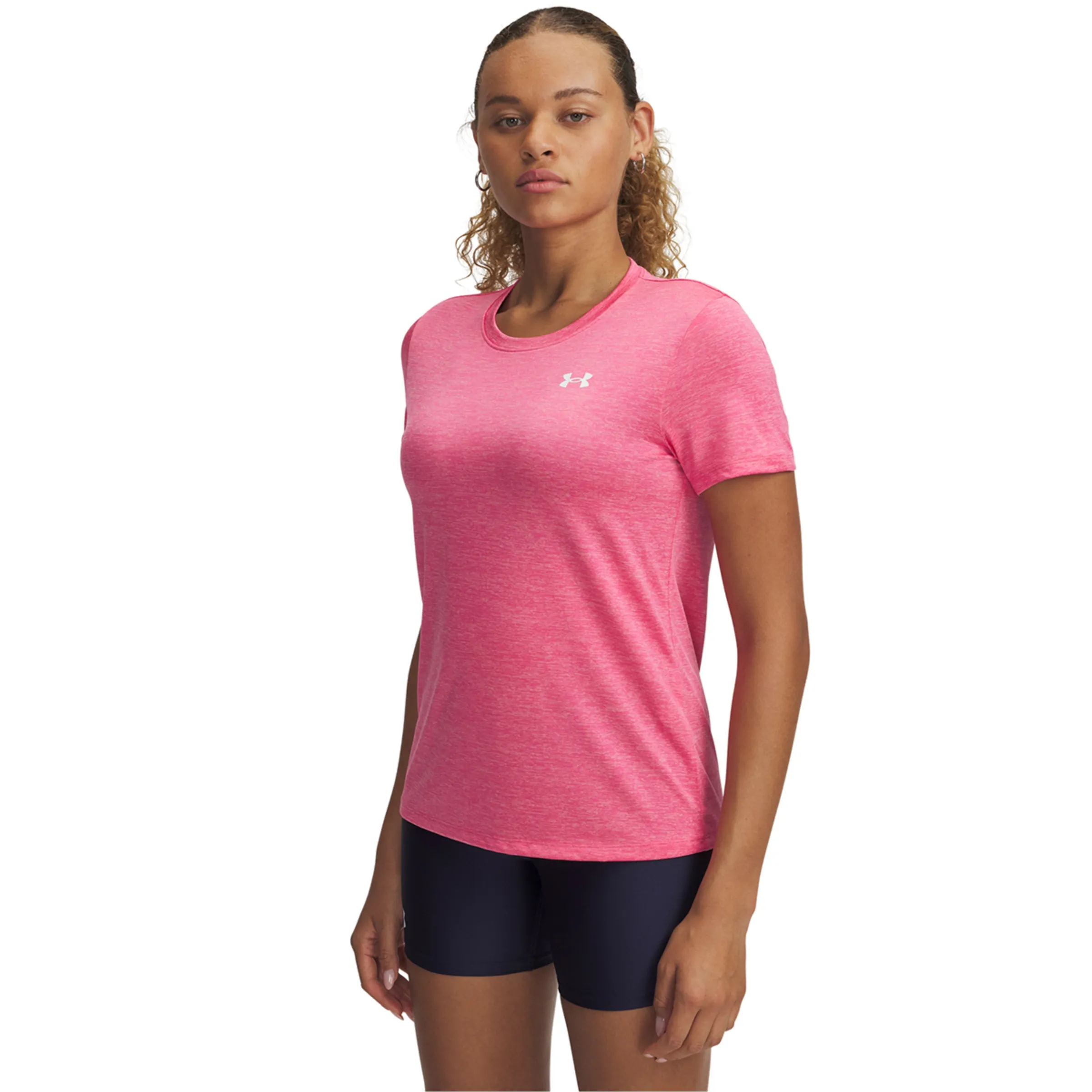 

Женская футболка Tech SSC- Twist Under Armour, розовый