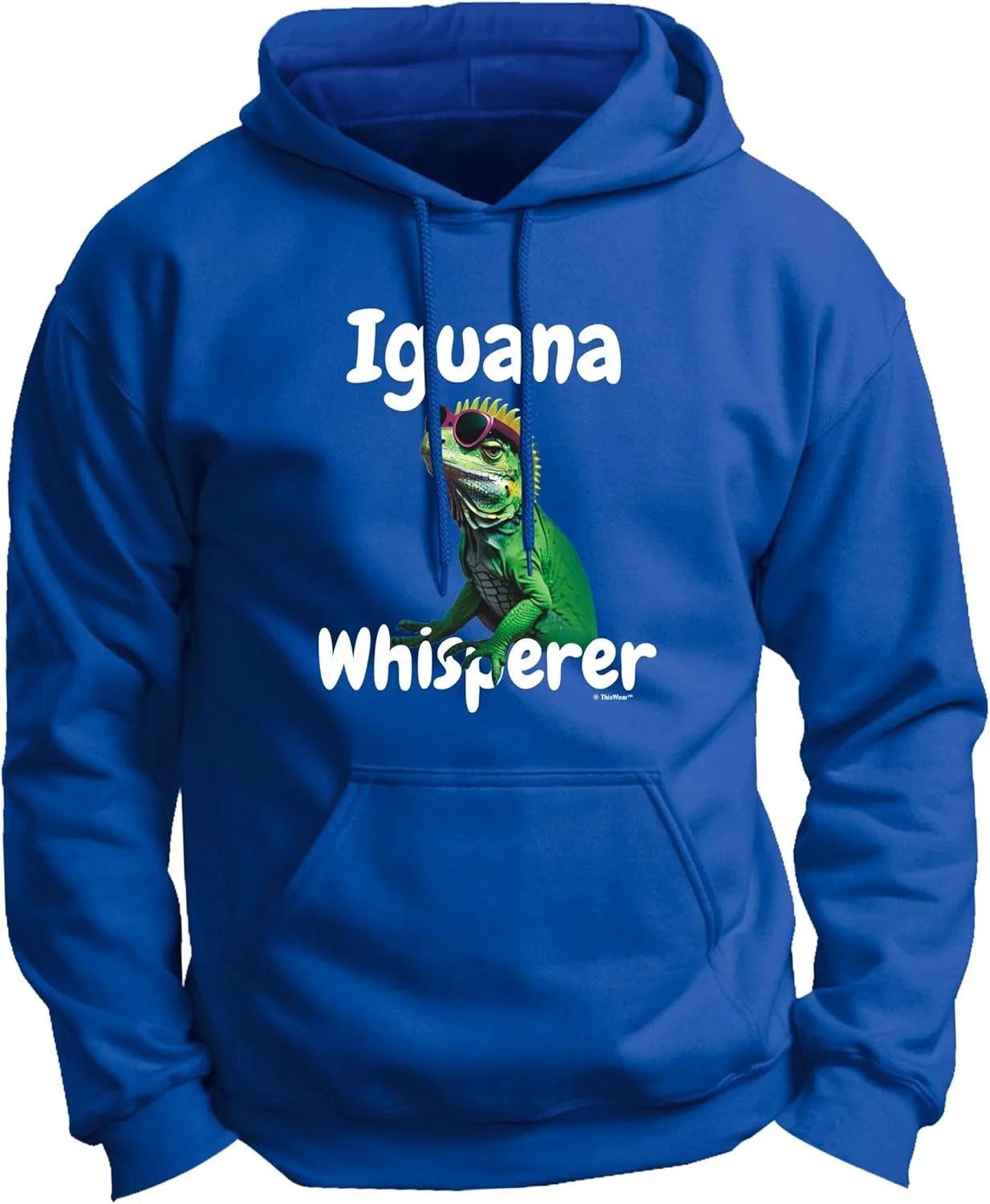 

Толстовка Iguana Whisperer с длинным рукавом и передним карманом ThisWear