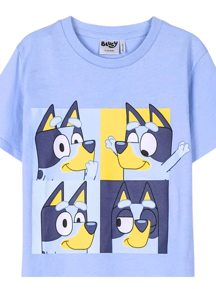 Футболка Bluey светло-голубого цвета Bluey — фото 2