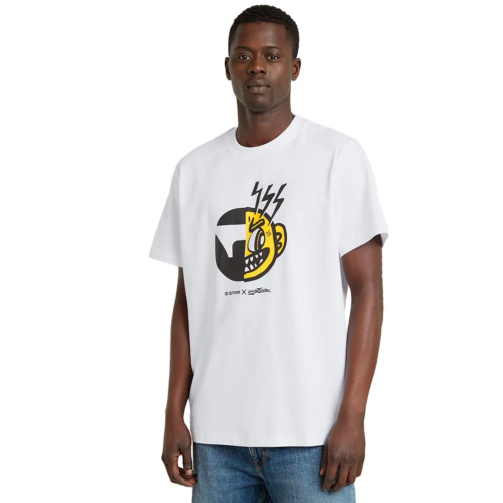 

Футболка G-Star Face Cartoon Loose, белый