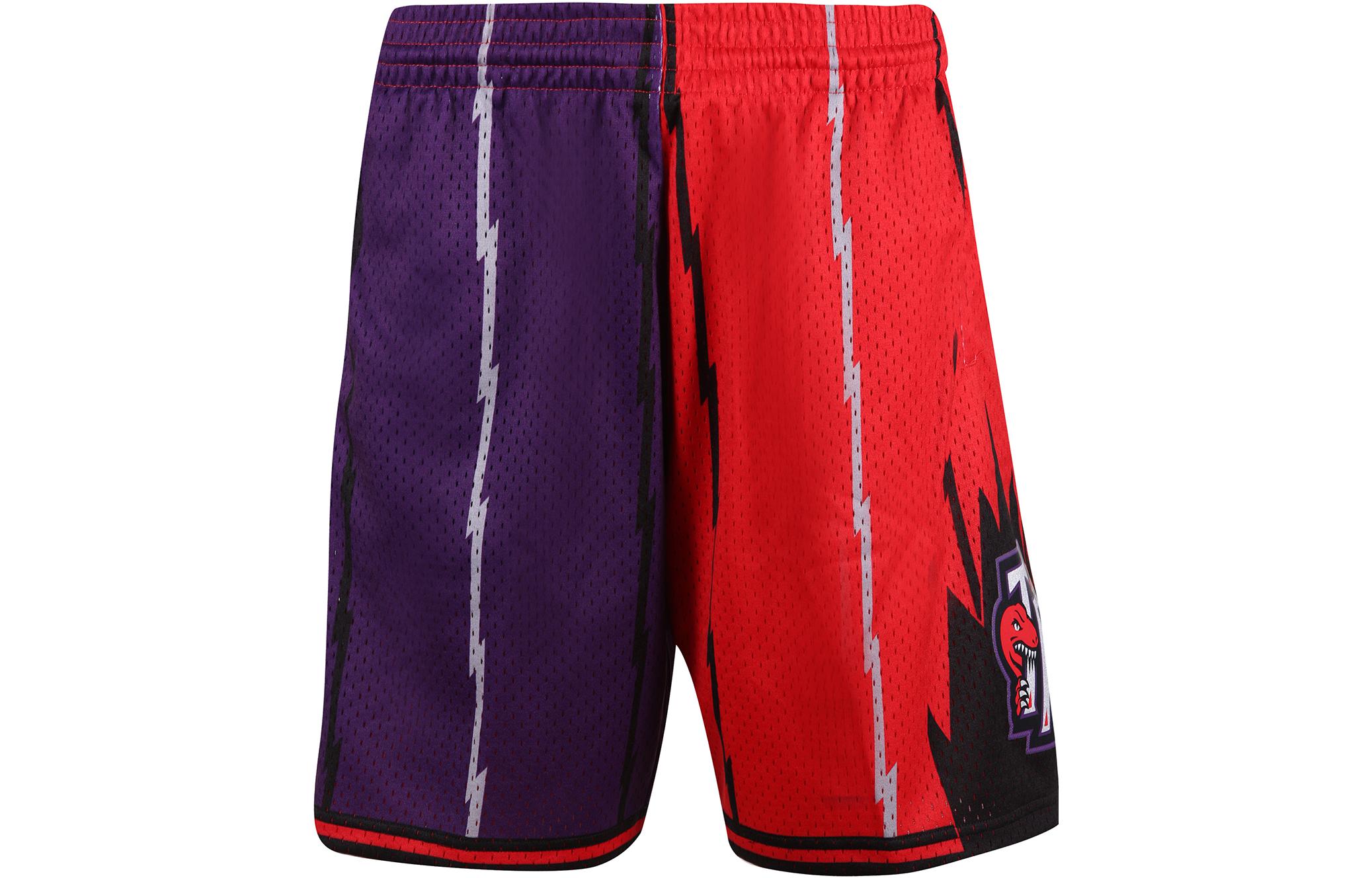 

Шорты Swingman команды Toronto Raptors НБА 1998 года Mitchell Ness, черный красный