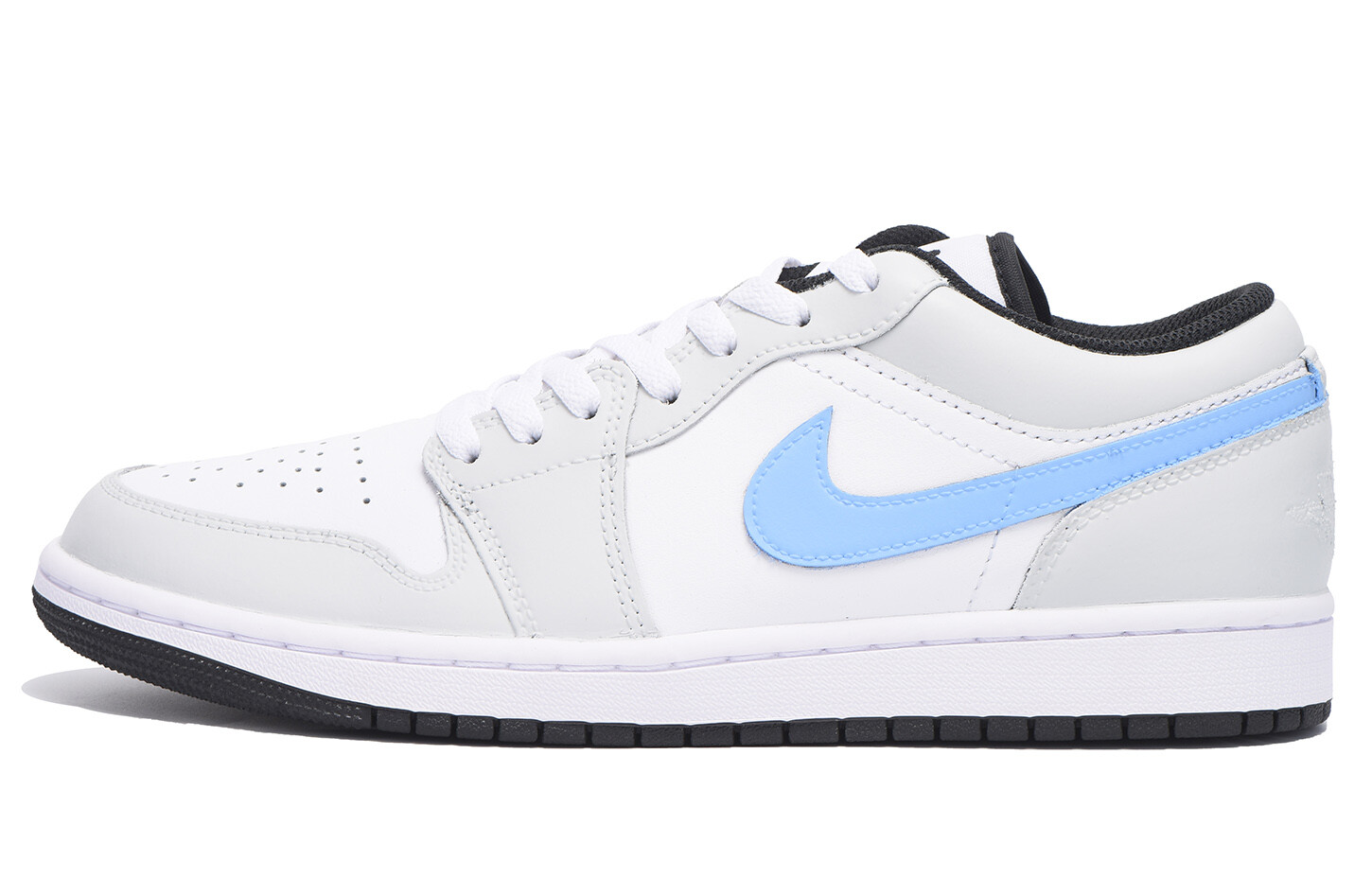 

Кроссовки Air Jordan 1 Vintage Basketball Shoes Men Low-top Grey/Blue/White/Black, светло-серый