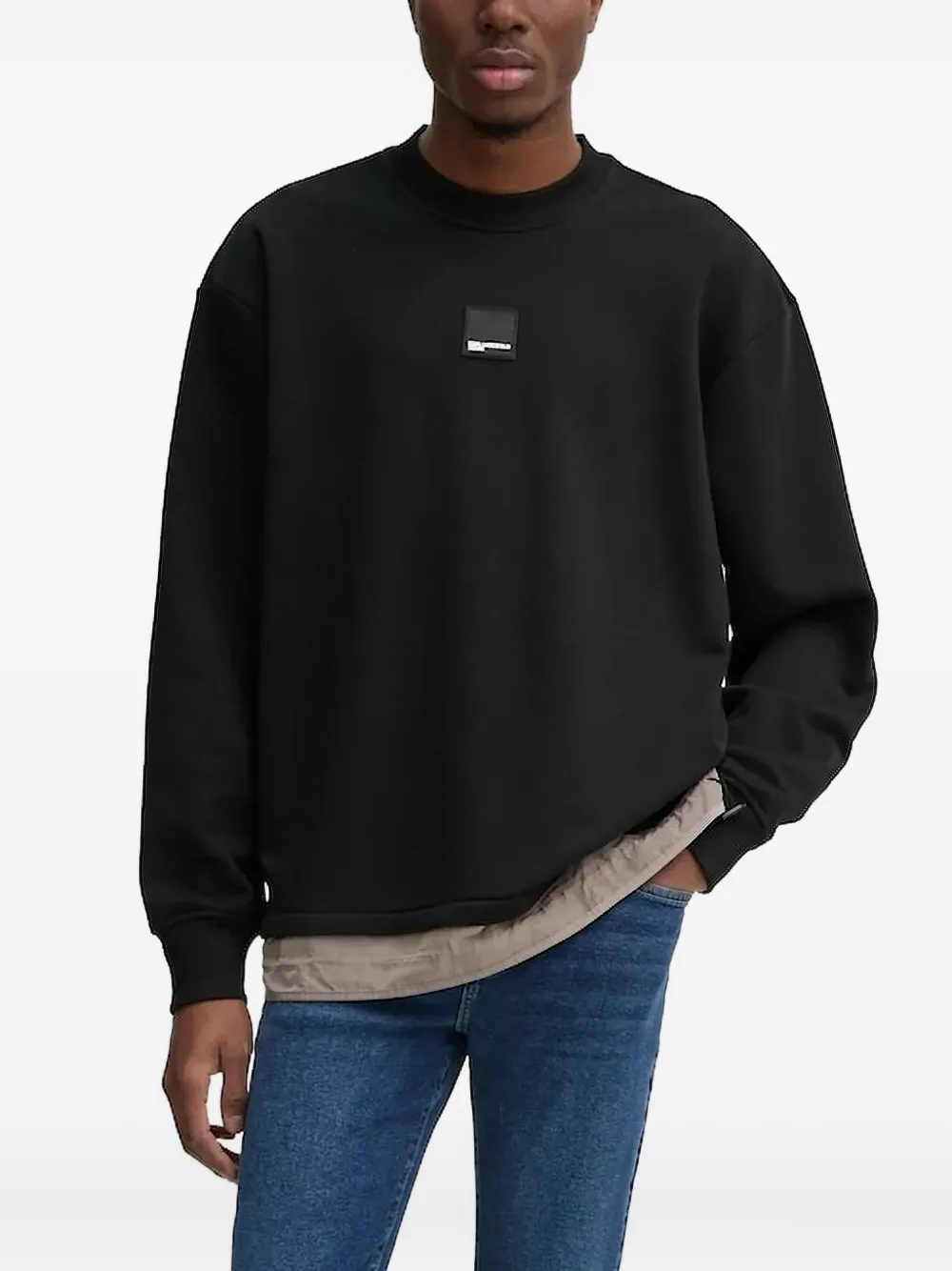

Толстовка с логотипом Karl Lagerfeld Jeans, черный