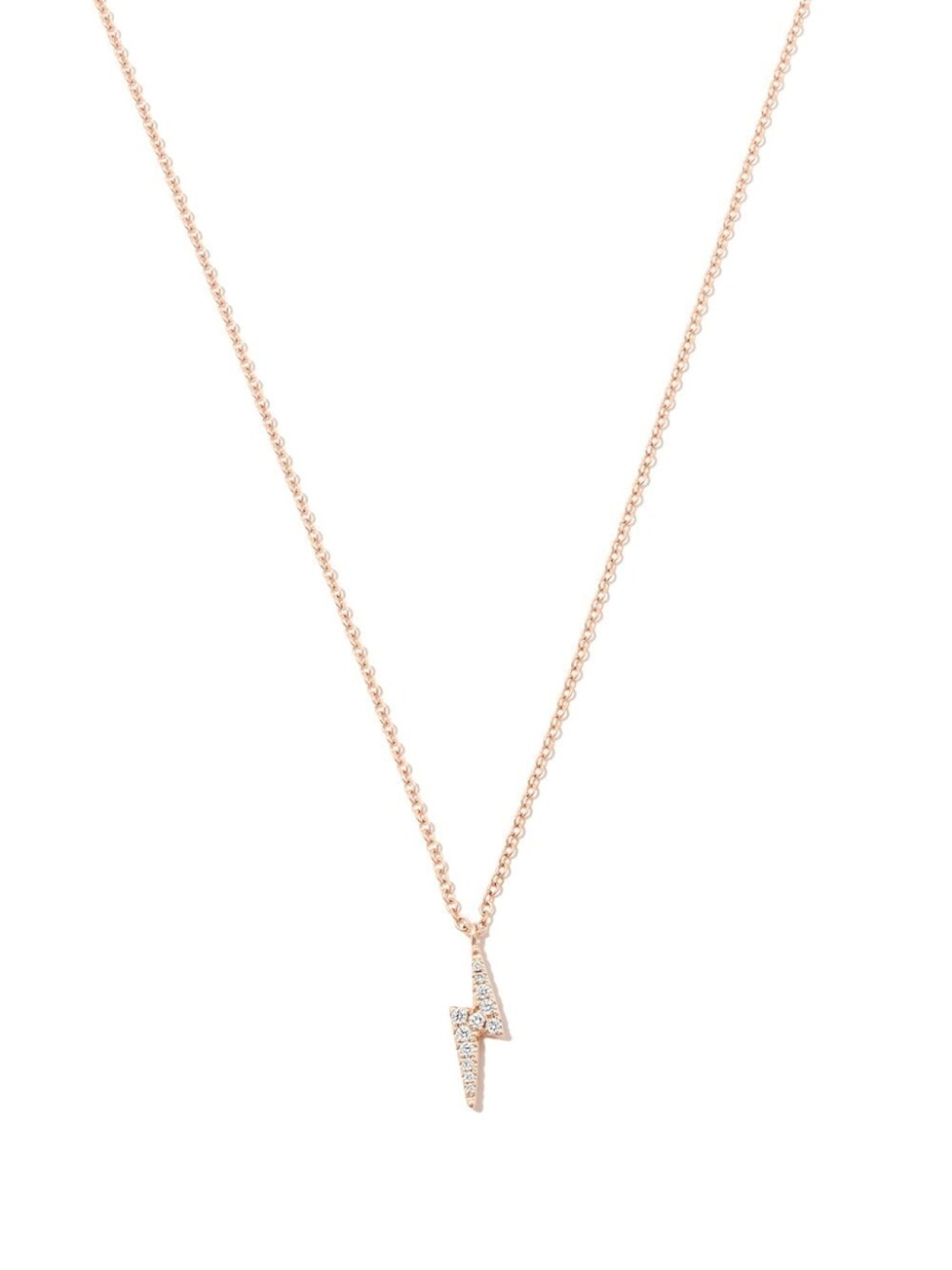 

Колье Lightning Bolt из розового золота с бриллиантами MARIA TASH, розовый