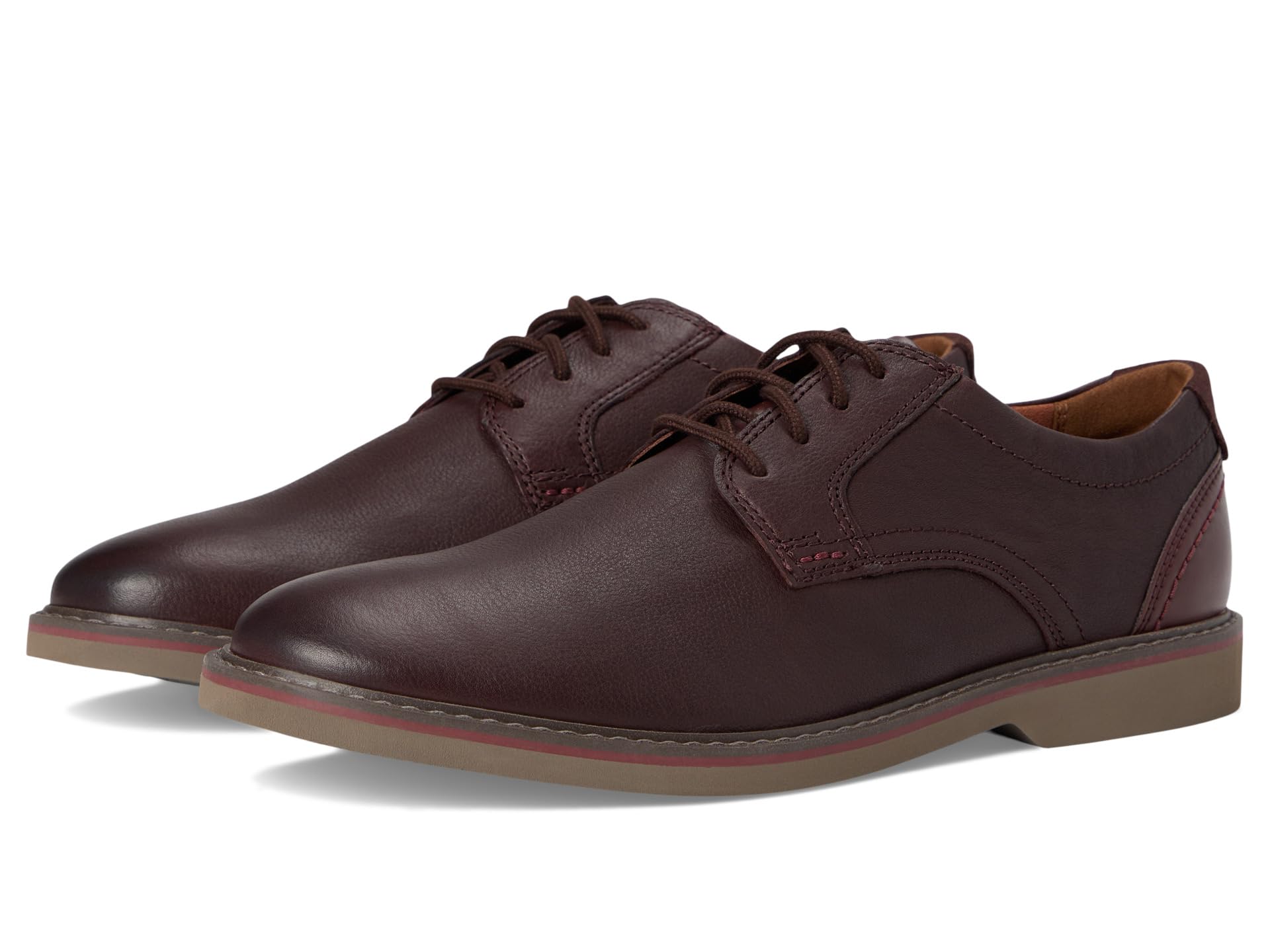 

Оксфорды Clarks Radcliff Low, Mahogany Combi Leather