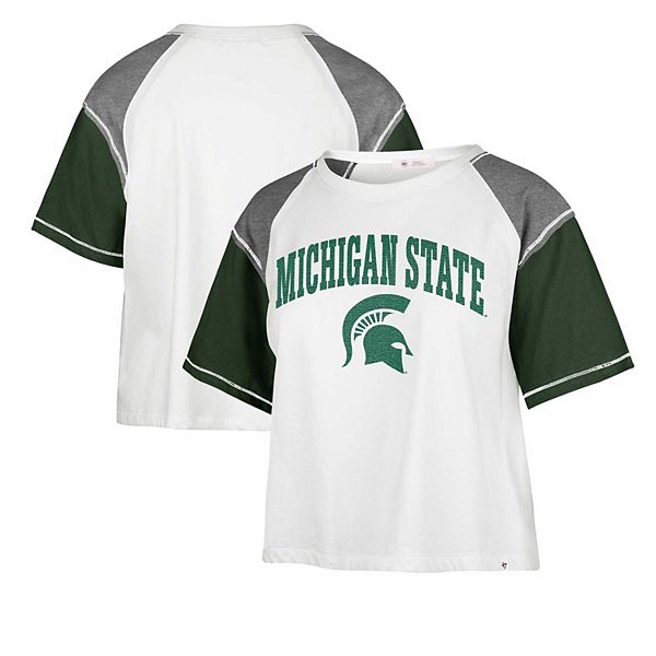 

Женская футболка '47 white Michigan State Spartans Serenity Gia cropped Unbranded, Белый, Женская футболка '47 white Michigan State Spartans Serenity Gia cropped Unbranded