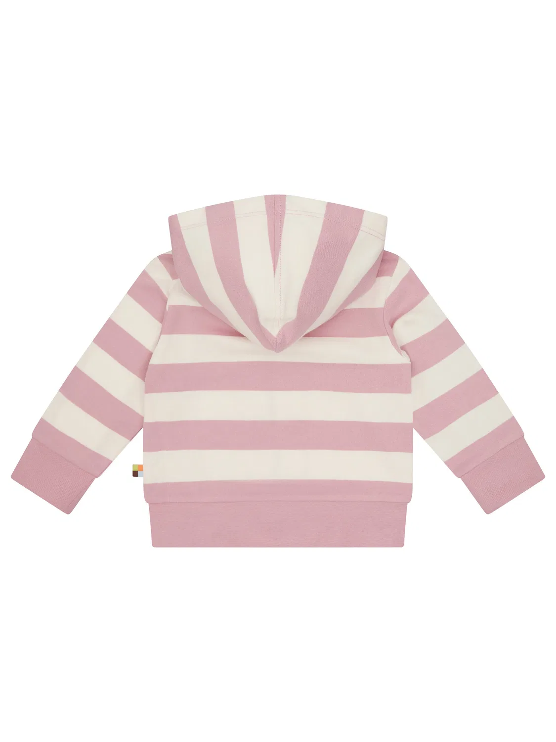 Толстовка на молнии 'Sweatjacke mit Blockstreifen' Loud + Proud, Pastel Pink — фото 2