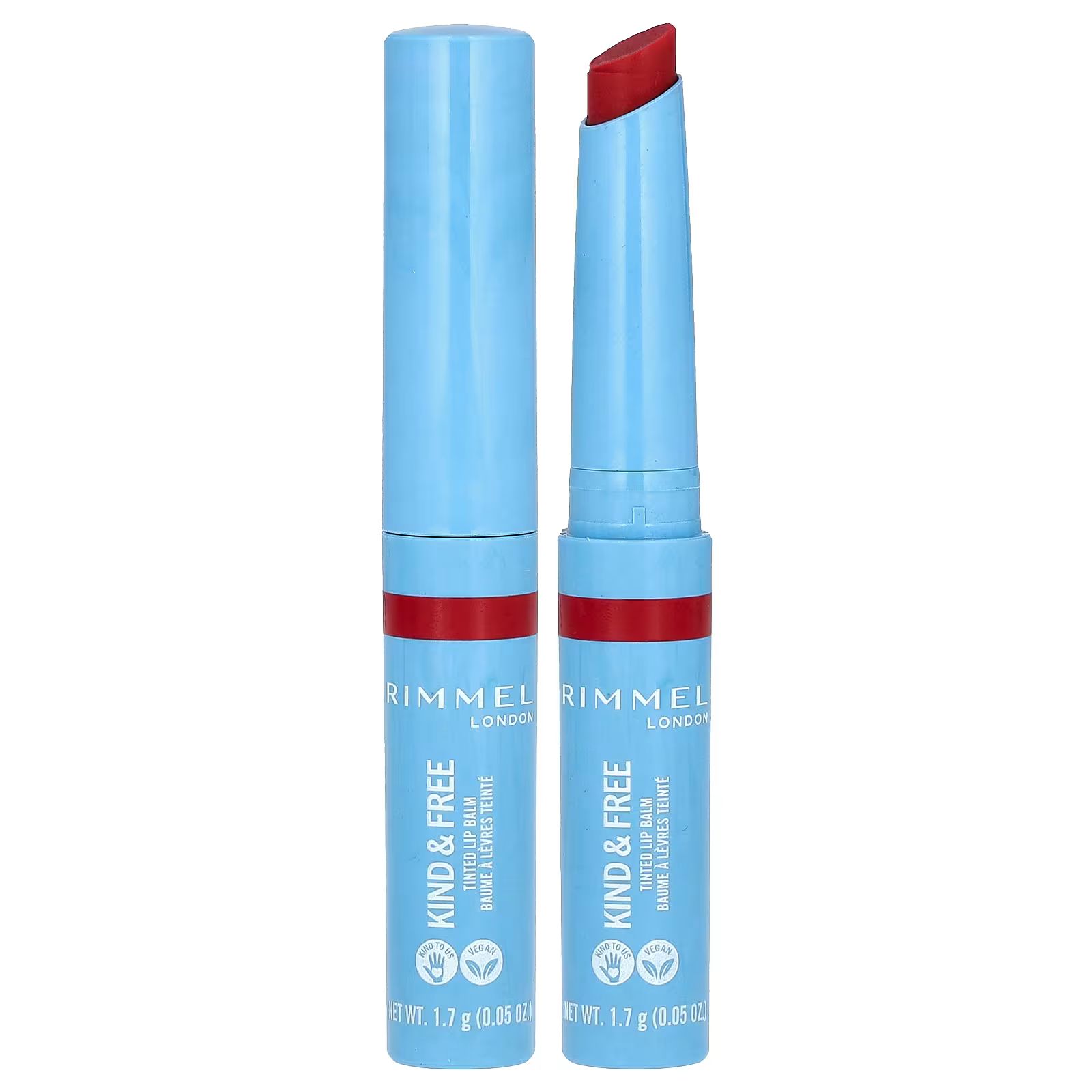 

Kind & Free, Тонированный бальзам для губ, 005 Turbo Red, 1,7 г (0,05 унции) Rimmel London