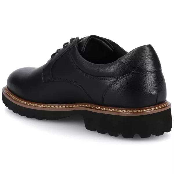 Туфли Templeton Comfort Lug Sole мужские гибкие оксфорды на массивной подошве Vance, черный — фото 4
