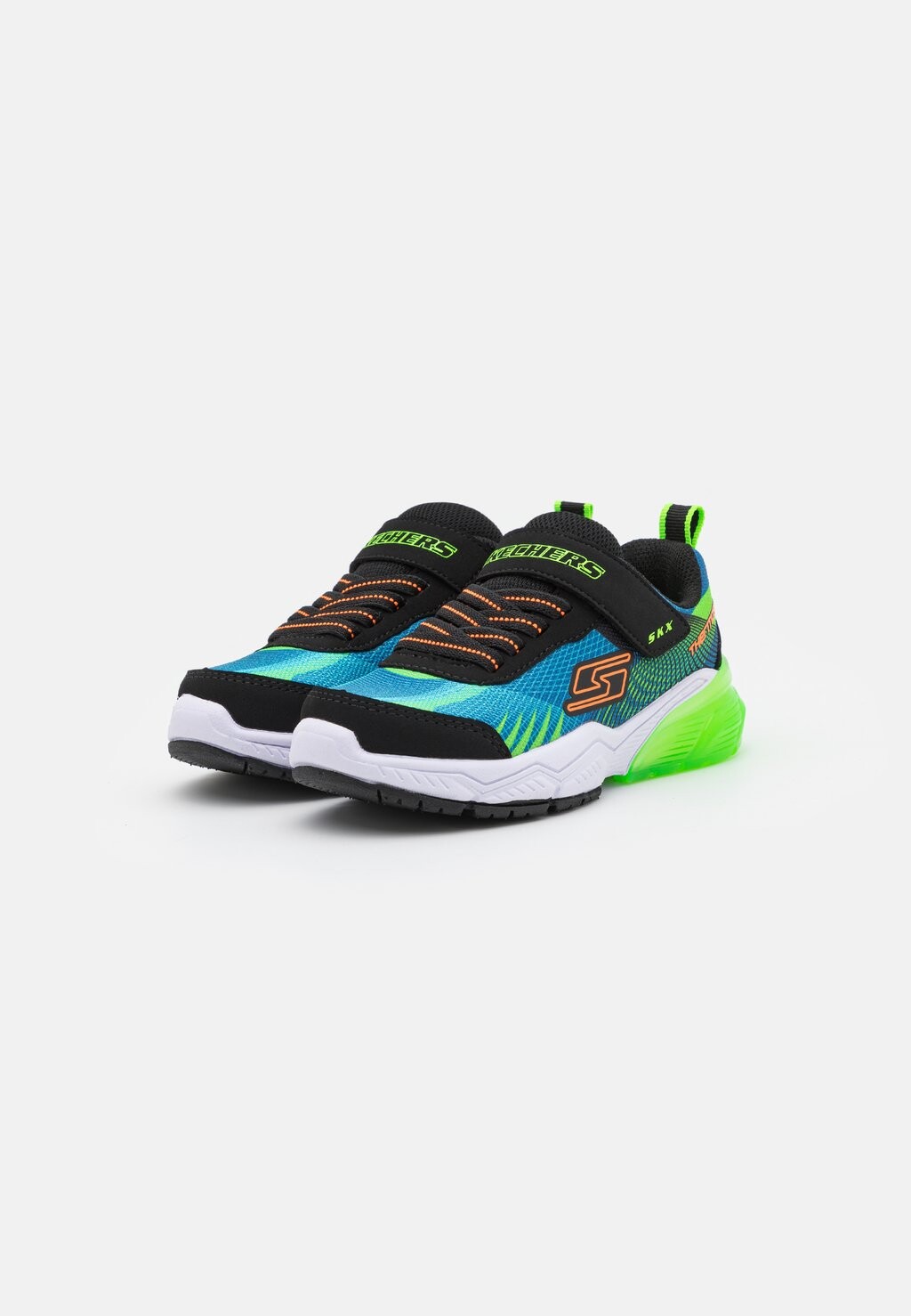 Кроссовки низкие THERMOFLUX 2.0 Skechers, цвет blue/lime/black/orange — фото 2