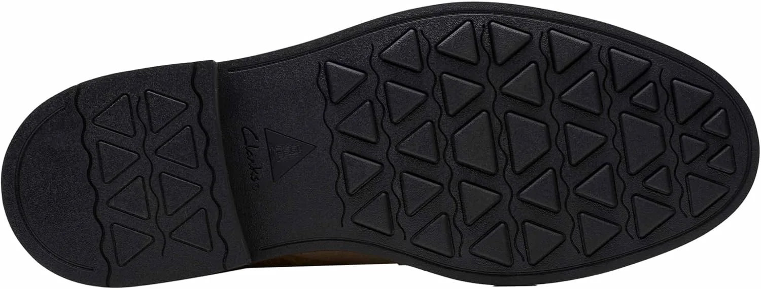 Мужские ботинки Newford Mid Chukka, темного цвета, замша Clarks Premium — фото 3