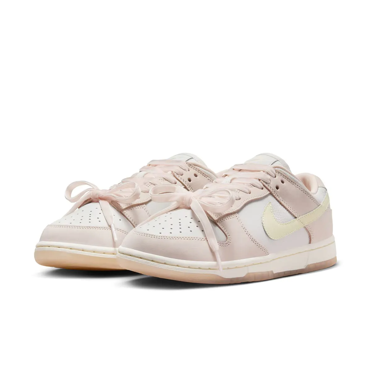 Dunk Low Premium Женские кроссовки Nike, белый/розовый — фото 2
