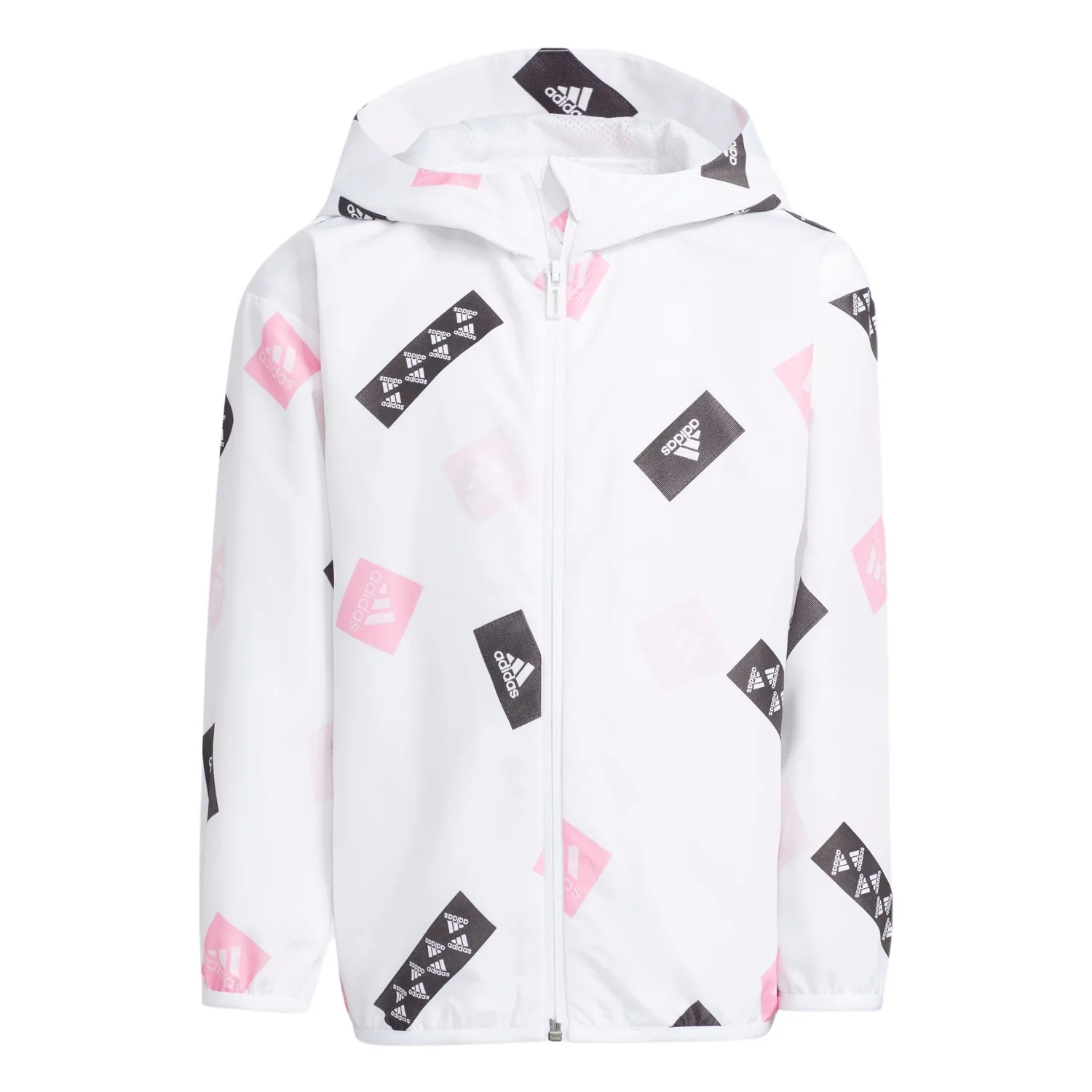 Детская куртка с капюшоном Adidas, Pink White