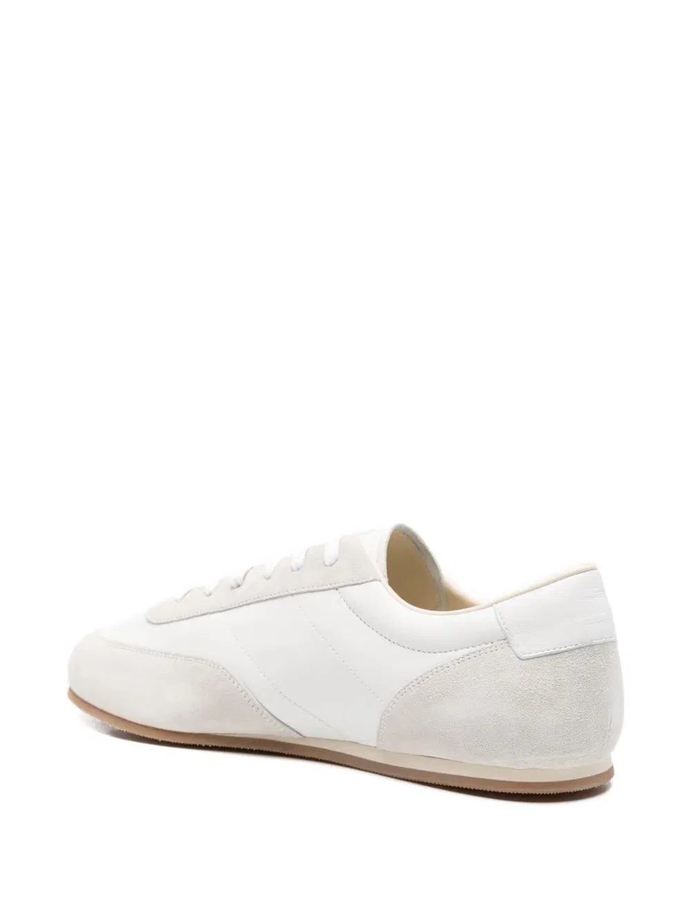 Минималистичные кроссовки на шнуровке для бега Common Projects, белый — фото 3