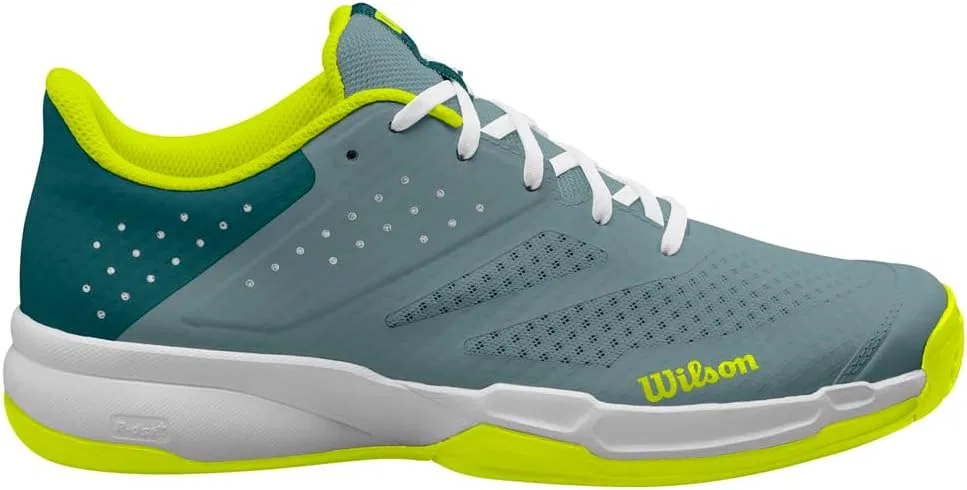 Мужские теннисные кроссовки Wilson KAOS Stroke 2.0, Stormy Sea Deep Teal Safety Yellow