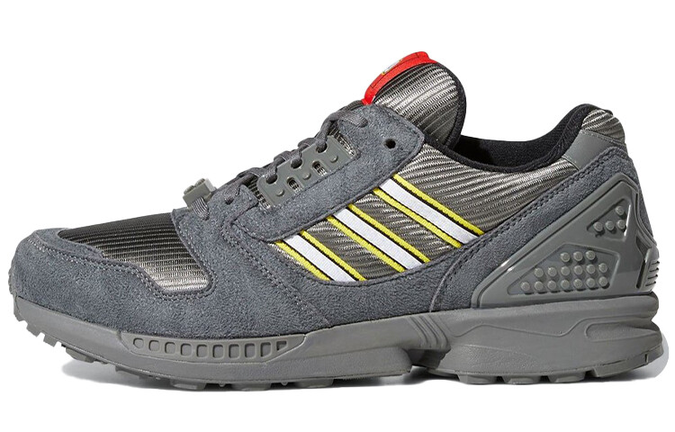 Кроссовки Adidas Originals ZX 8000 Lifestyle Unisex, темно-серый/желтый