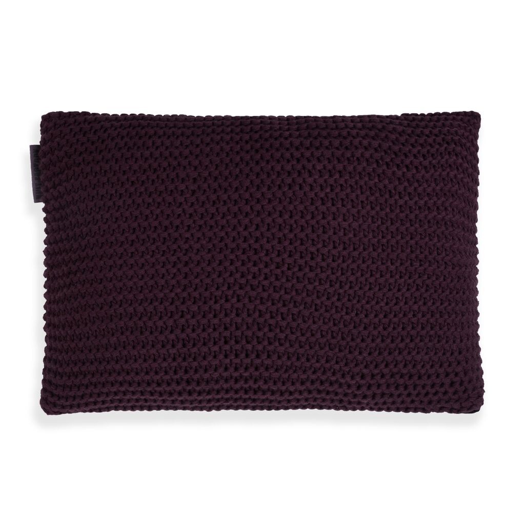 

Подушка Knit Factory Vinz - Баклажан - 60x40 см