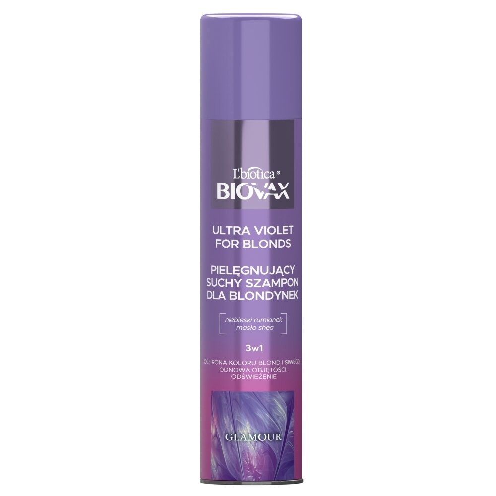 

Biovax Glamour, Сухой шампунь «Ультрафиолет для блондинок», 200 мл