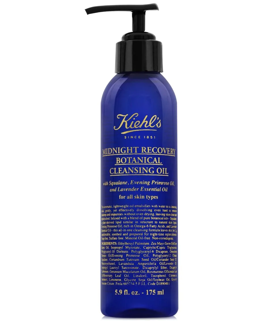 Kiehl's Since 1851 Очищающее масло Midnight Recovery Botanical Cleansing Oil, 5,9 унции