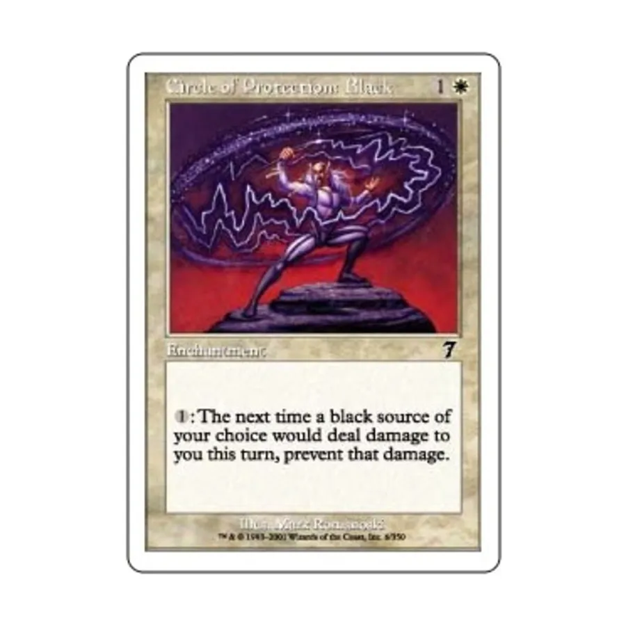 

CCG Круг защиты: Черный (С), MTG - 7th Edition