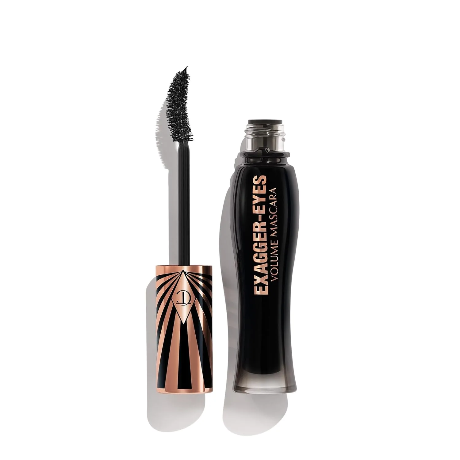 Тушь для ресниц Charlotte Tilbury Exagger-Eyes Instant Volume, объемная, удлиняющая, без комочков, стойкость 28 часов 8,3 мл (1 шт.), Exagger-Black