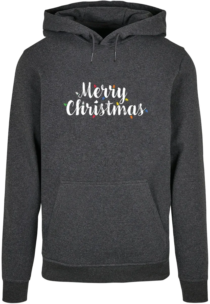 

Толстовка с капюшоном Merchcode " Merchcode Men's Merry Christmas Lights Basic Hoody", цвет Charcoal