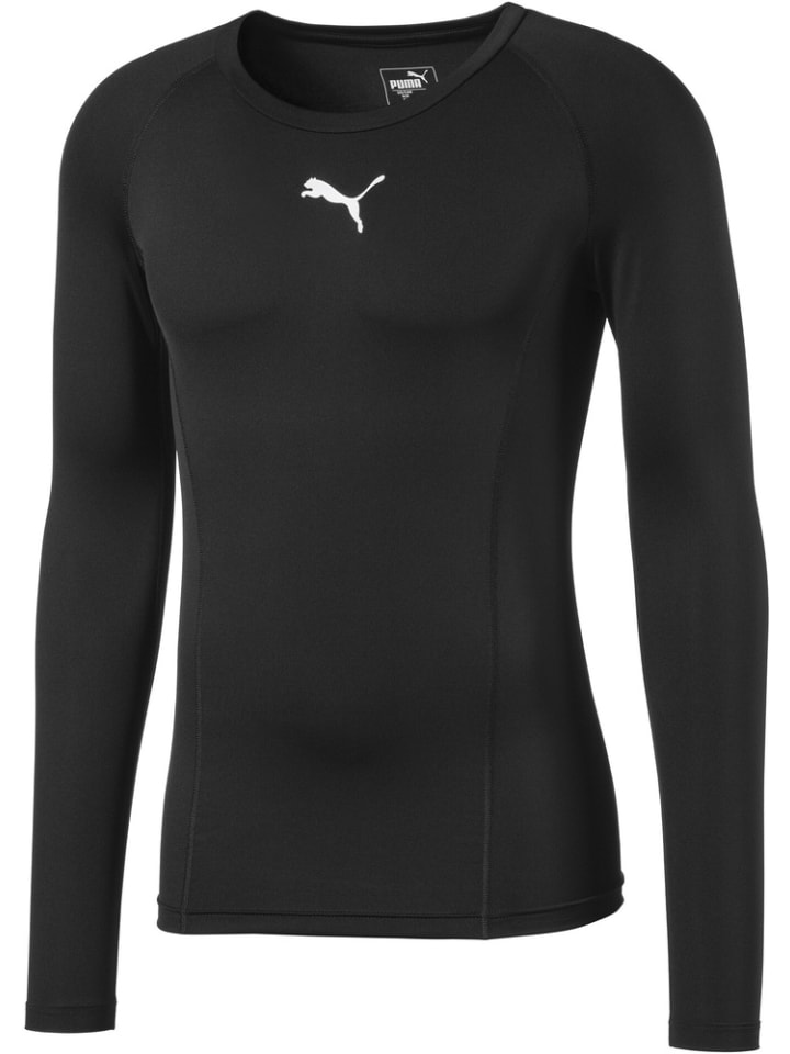 

Футболка LIGA Baselayer Tee Longsleeve черного цвета Puma, Черный, Футболка LIGA Baselayer Tee Longsleeve черного цвета Puma