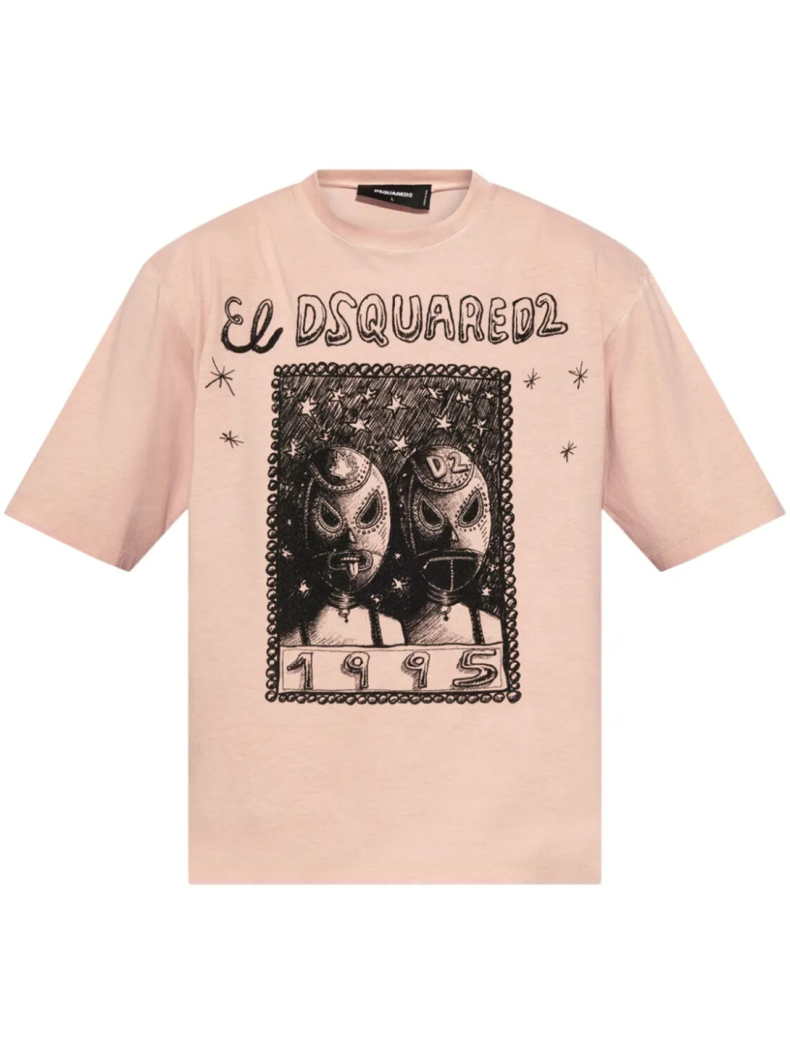 

Футболка с графическим принтом DSQUARED2, розовый