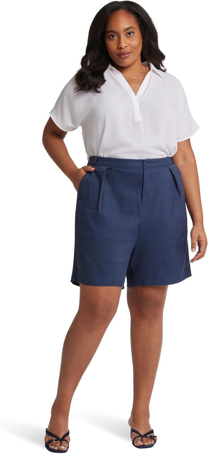 

Шорты NYDJ Plus Relaxed Short, цвет Oxford Navy