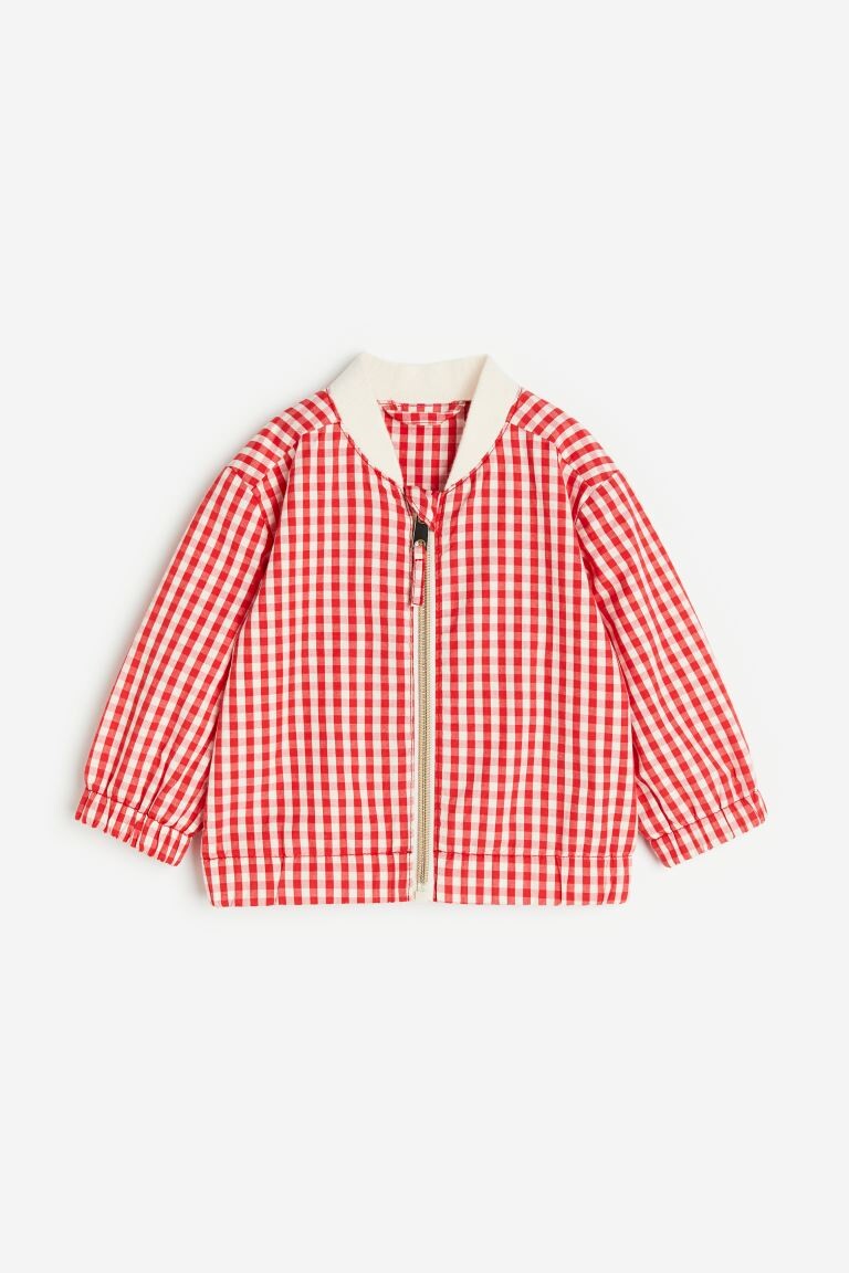 

Твиловый бомбер H&M, красный