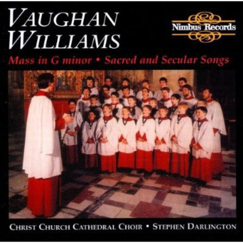 

CD диск Vaughan Williams / Christ Church Oxford England: Mass in G minor