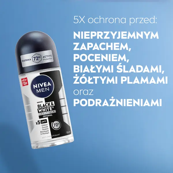 Двойная упаковка: мужской шариковый антиперспирант, 2x50 мл Nivea Men black&white — фото 4
