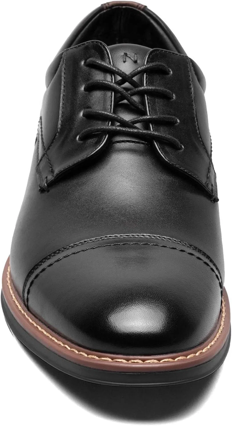 Мужские оксфорды Nunn Bush Centro Flex Cap Toe Oxford, Black — фото 4