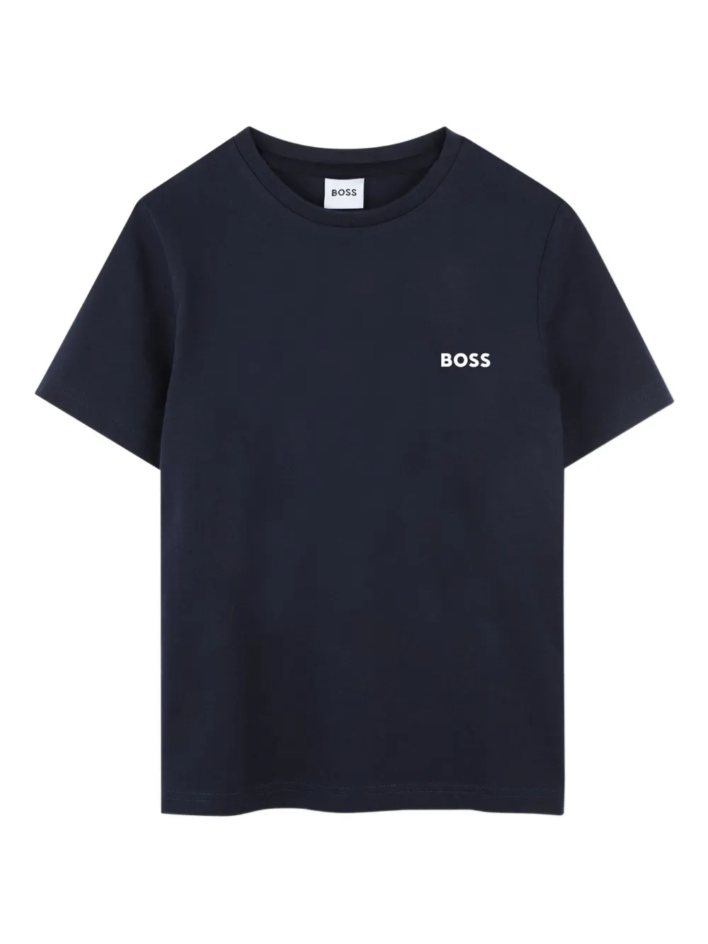 Комплект из двух футболок с логотипом BOSS Kidswear, синий — фото 3